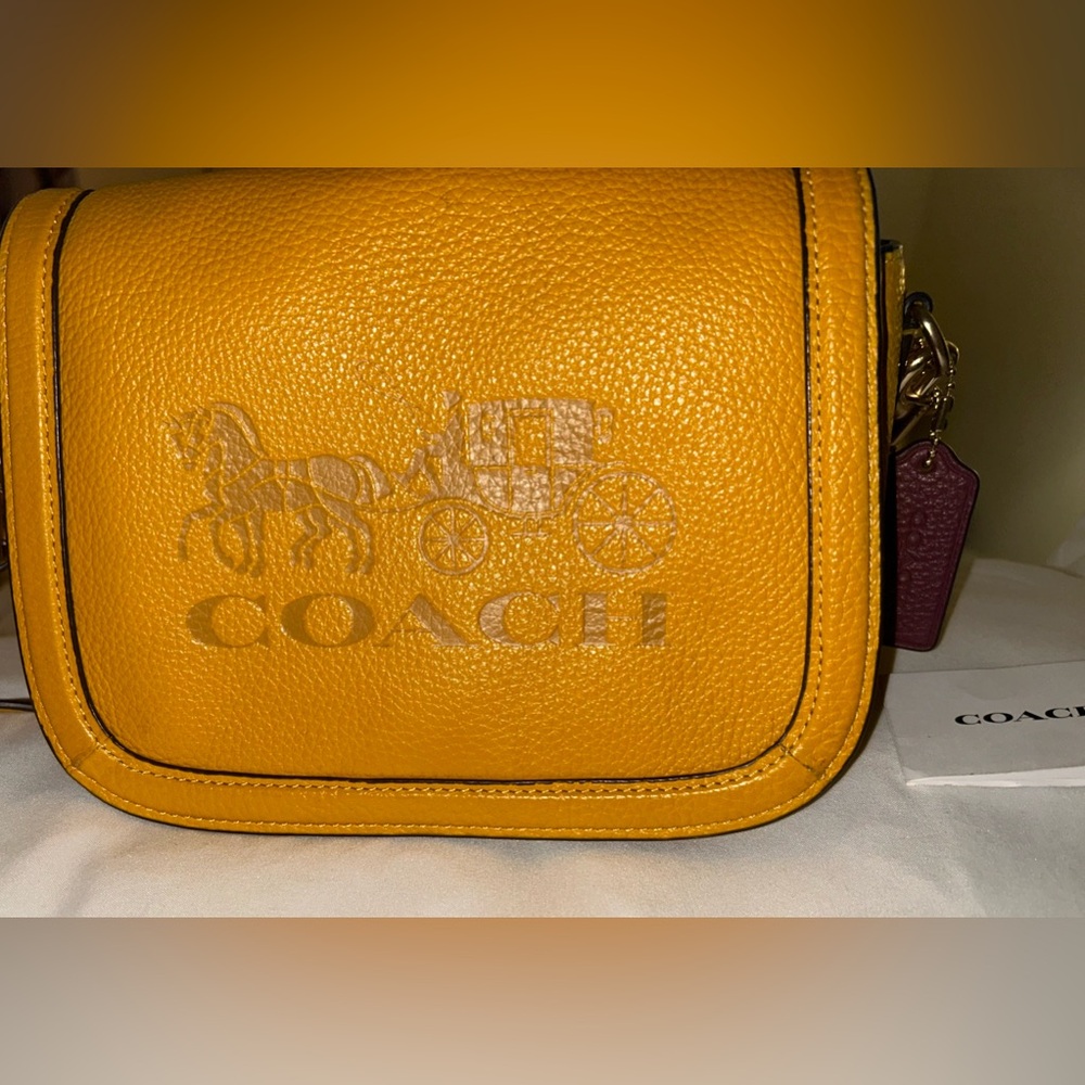 Coach Saddle Flap Crossbody Horse & Carriage bag